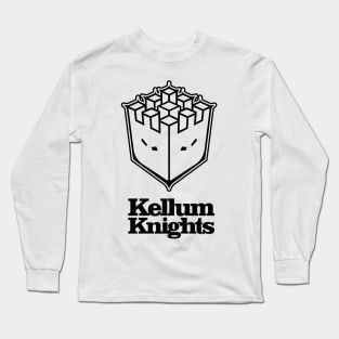 Kellum Knights Badge Black Print Long Sleeve T-Shirt